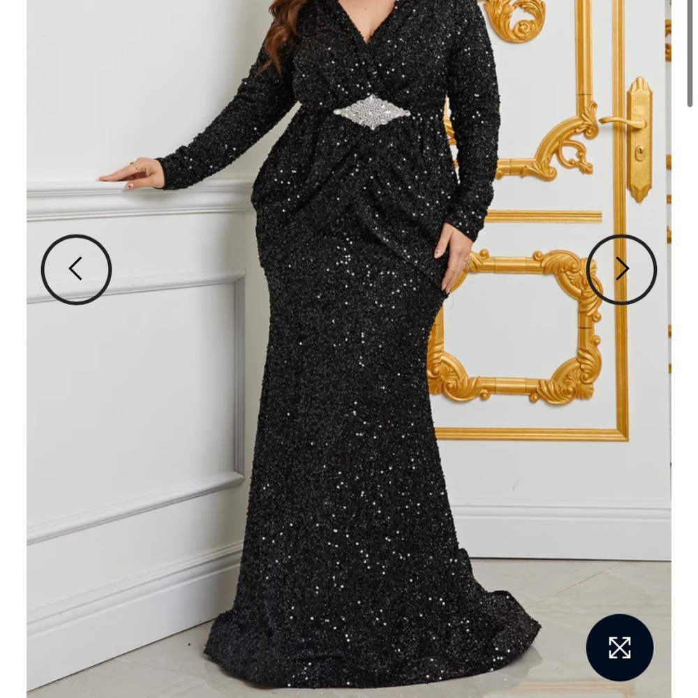 Plus size 4x BNWT black formal dress